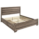 Kauffman Wood California King Panel Bed Dark Cocoa