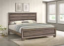 Kauffman Wood California King Panel Bed Dark Cocoa