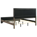 Kauffman Wood California King Panel Bed Dark Cocoa