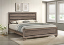 Kauffman Wood California King Panel Bed Dark Cocoa