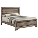 Kauffman Wood California King Panel Bed Dark Cocoa