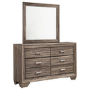 Kauffman 6-drawer Dresser Dark Cocoa