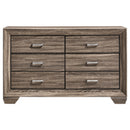 Kauffman 6-drawer Dresser Dark Cocoa