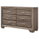 Kauffman 6-drawer Dresser Dark Cocoa