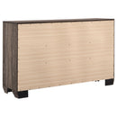 Kauffman 6-drawer Dresser Dark Cocoa