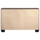 Kauffman 6-drawer Dresser Dark Cocoa