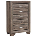 Kauffman 5-drawer Bedroom Chest Dark Cocoa