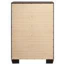 Kauffman 5-drawer Bedroom Chest Dark Cocoa