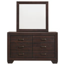 Kauffman 6-drawer Dresser Dark Cocoa