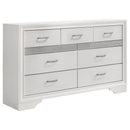 Miranda 7-drawer Dresser Black