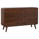 Robyn  California King Bedroom Set Dark Walnut
