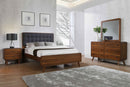 Robyn  California King Bedroom Set Dark Walnut