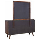 Robyn 6-drawer Bedroom Dresser and Mirror Light Ash