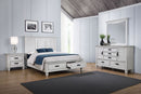 Franco   Bedroom Set Distressed White