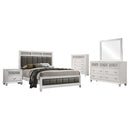 Barzini 4-piece  Bedroom Set White
