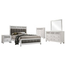 Barzini  California King Bedroom Set Black