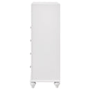 Barzini 5-drawer Bedroom Chest White