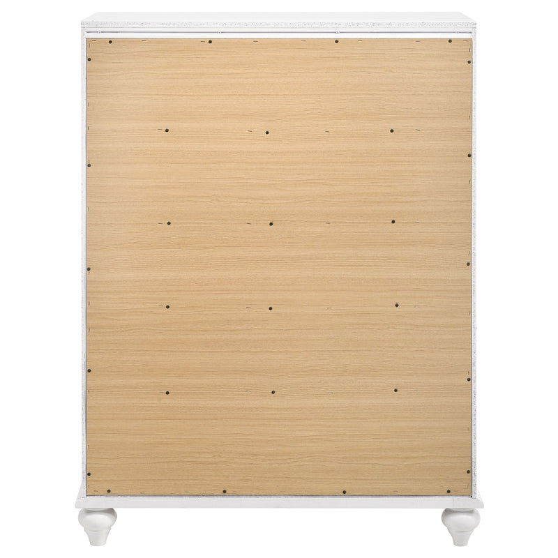 Barzini 5-drawer Bedroom Chest Black