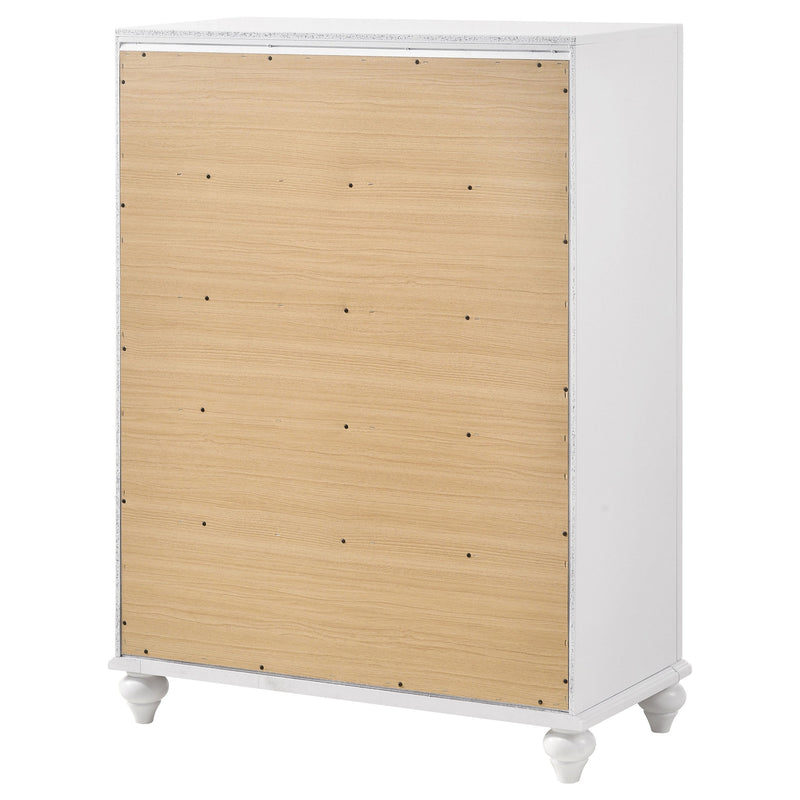 Barzini 5-drawer Bedroom Chest Black