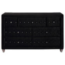 Deanna  California King Bedroom Set Black