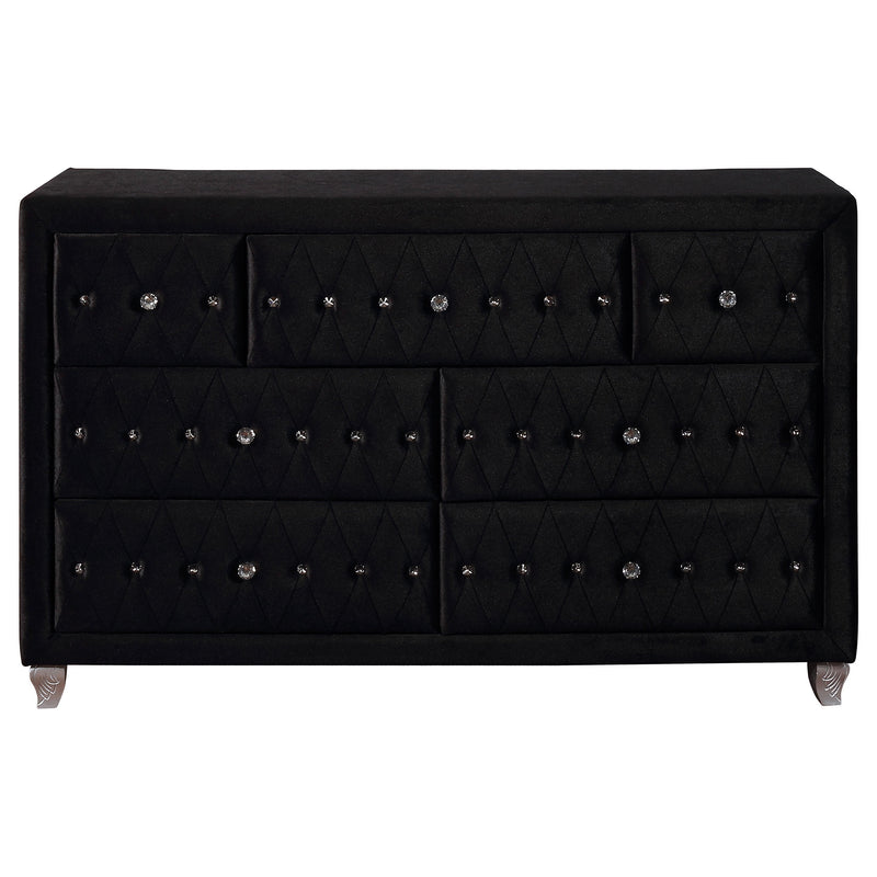 Deanna  California King Bedroom Set Black