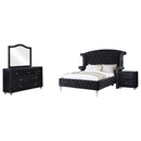 Deanna  California King Bedroom Set Black