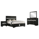 Miranda  California King Bedroom Set Black