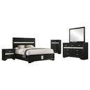 Miranda  California King Bedroom Set Black