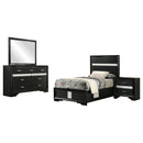 Miranda  California King Bedroom Set Black