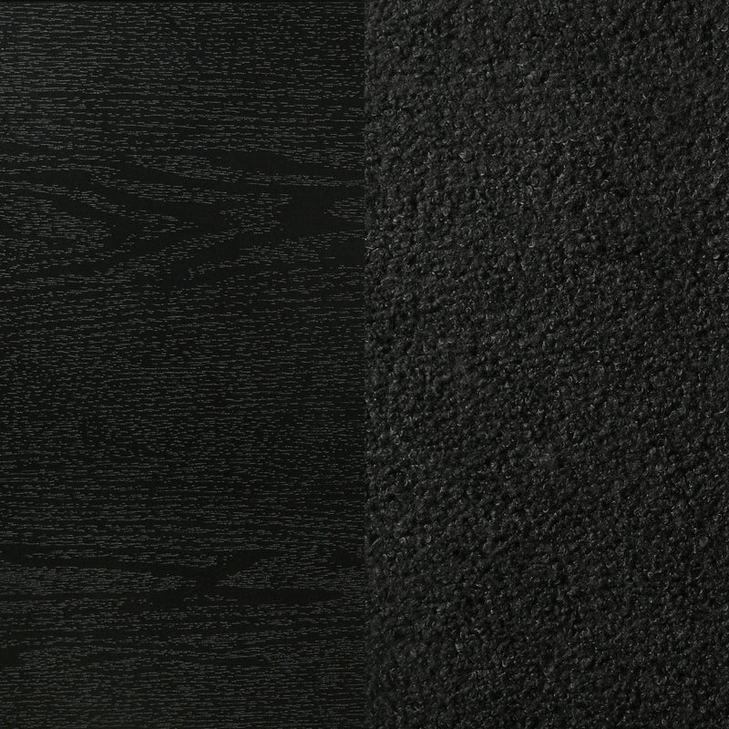 Miranda 51-inch Wood California King Storage Panel Bed Black