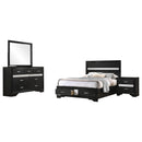 Miranda  California King Bedroom Set Black