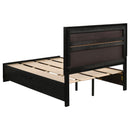Miranda  California King Bedroom Set Black