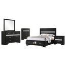 Miranda  California King Bedroom Set Black