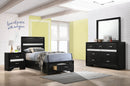 Miranda  California King Bedroom Set Black