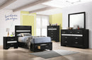 Miranda  California King Bedroom Set Black