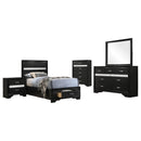 Miranda  California King Bedroom Set Black