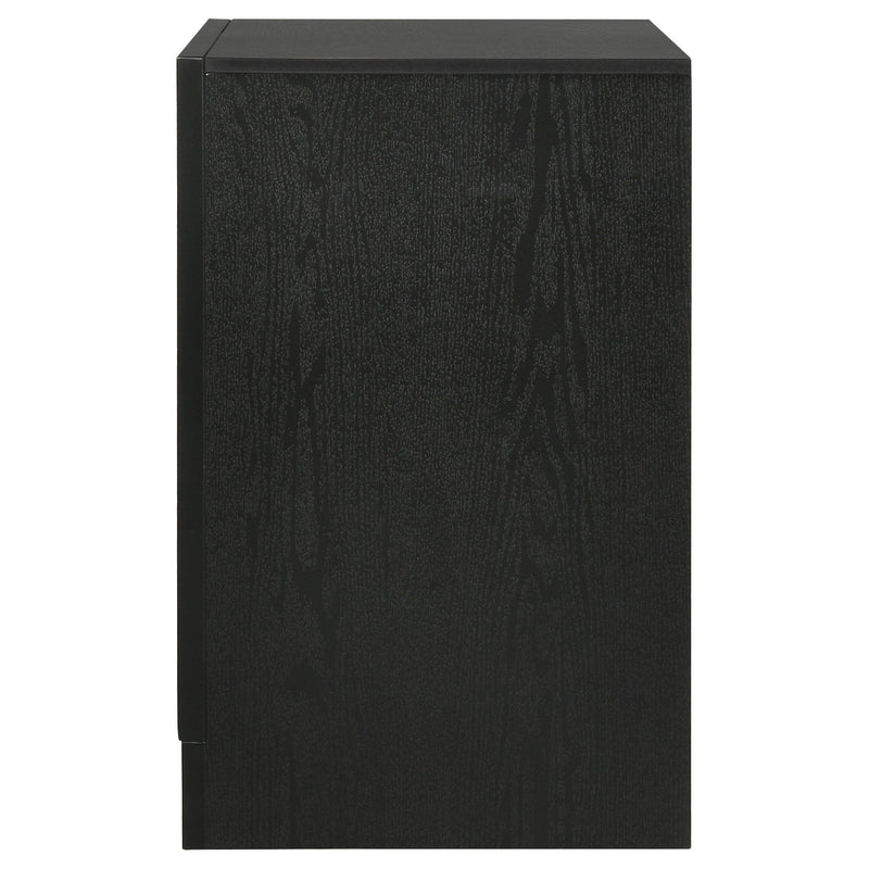 Melody Upholstered 2-drawer Nightstand Grey