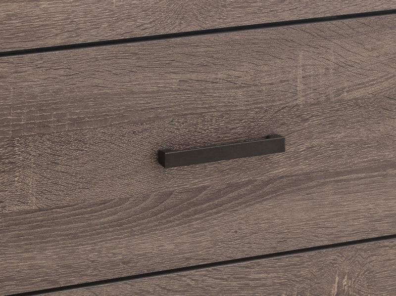 Brantford Wood  Panel Bed Barrel Oak