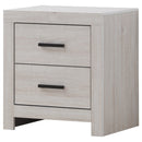 Brantford 2-drawer Nightstand Barrel Oak