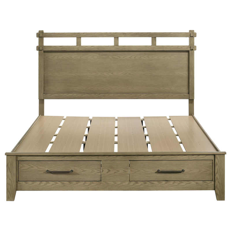 Hazlewood 59-inch Panel Storage Bed Vineyard Oak