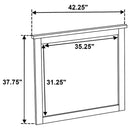 Hazlewood Dresser Mirror Vineyard Oak