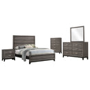 Watson  California King Bedroom Set Grey Oak