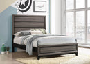 Watson Wood California King Panel Bed Grey Oak