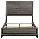 Watson Wood California King Panel Bed Grey Oak