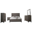 Watson  California King Bedroom Set Grey Oak