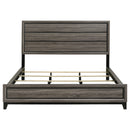 Watson Wood California King Panel Bed Grey Oak