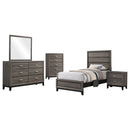 Watson  California King Bedroom Set Grey Oak