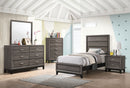 Watson Wood California King Panel Bed Grey Oak