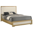 Hyland  Panel Bed LED Headboard Natural