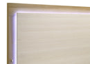 Hyland  Panel Bed LED Headboard Natural